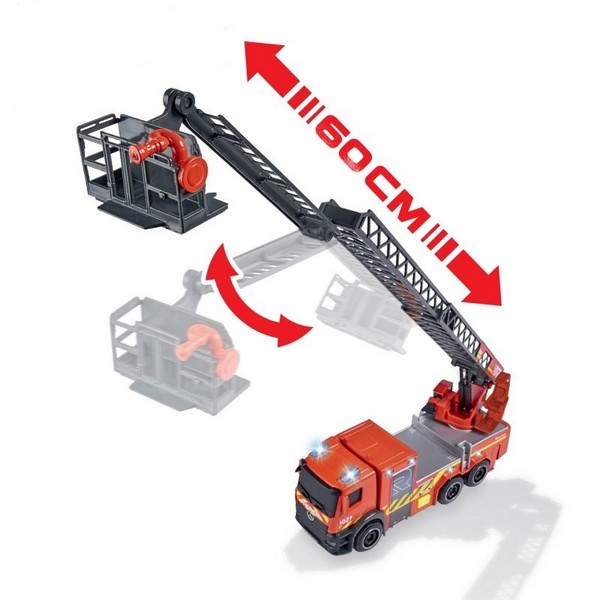 Продукт Simba Fire Rescue - Камион пожарна със стълба - 0 - BG Hlapeta