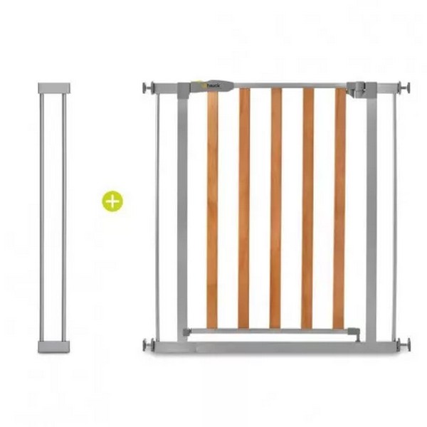 Продукт Hauck Wood Lock 2 Silver - Преграда с 9 см. удължение - 0 - BG Hlapeta