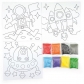 Продукт Andreu toys Космос - комплект за рисуване с цветен пясък - 4 - BG Hlapeta