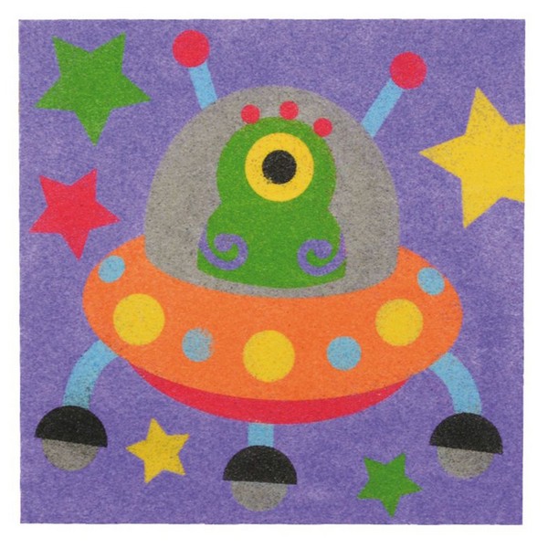 Продукт Andreu toys Космос - комплект за рисуване с цветен пясък - 0 - BG Hlapeta