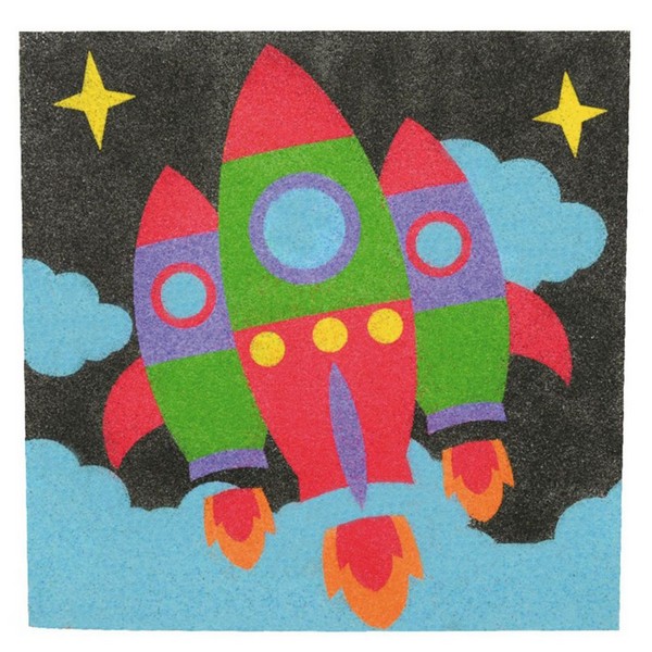 Продукт Andreu toys Космос - комплект за рисуване с цветен пясък - 0 - BG Hlapeta