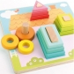 Продукт Andreu toys Цветна къща - Низанка-пъзел с геометрични форми - 3 - BG Hlapeta