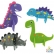 Andreu toys Динозаври - Направи и декорирай, 4 броя 4