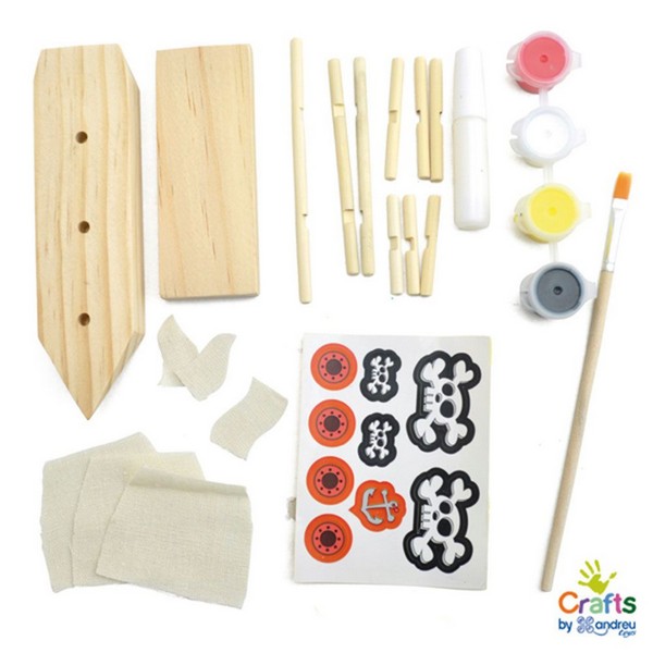 Продукт Andreu toys Кораб - Направи сам дървена играчка - 0 - BG Hlapeta