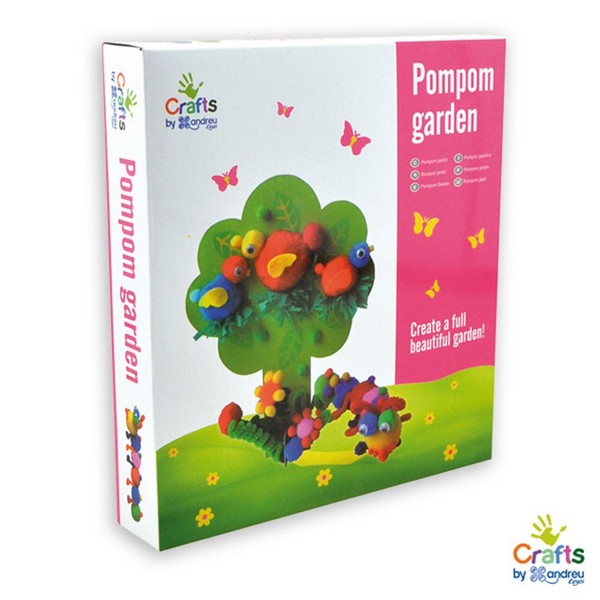 Продукт Andreu toys - Направи си цветна градина от помпони - 0 - BG Hlapeta