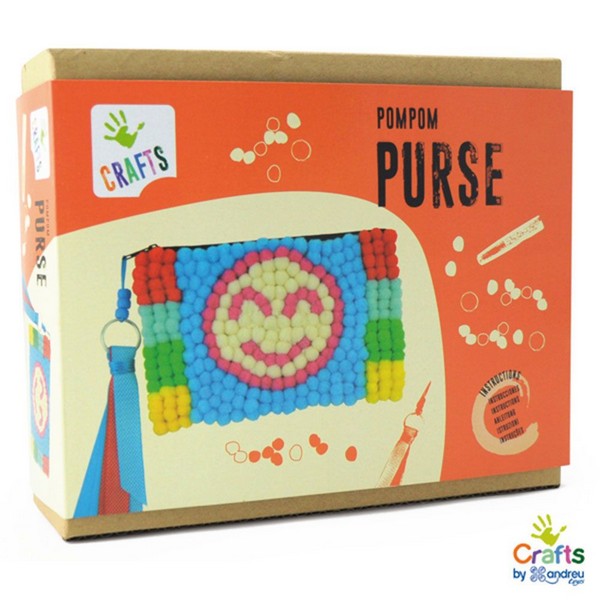 Andreu toys - Направи сама портмоне с помпони