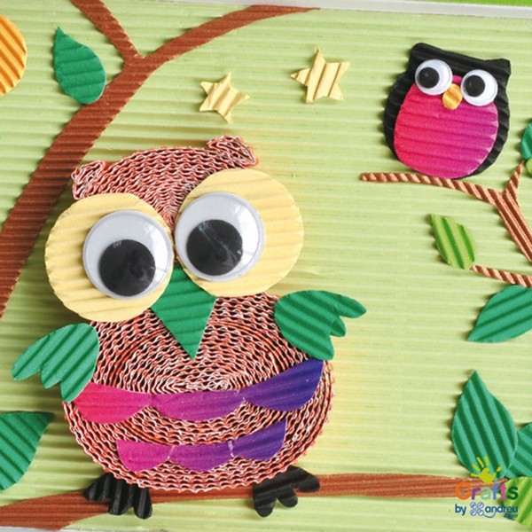 Продукт Andreu toys - Направи сам картина с бухал от хартия - 0 - BG Hlapeta