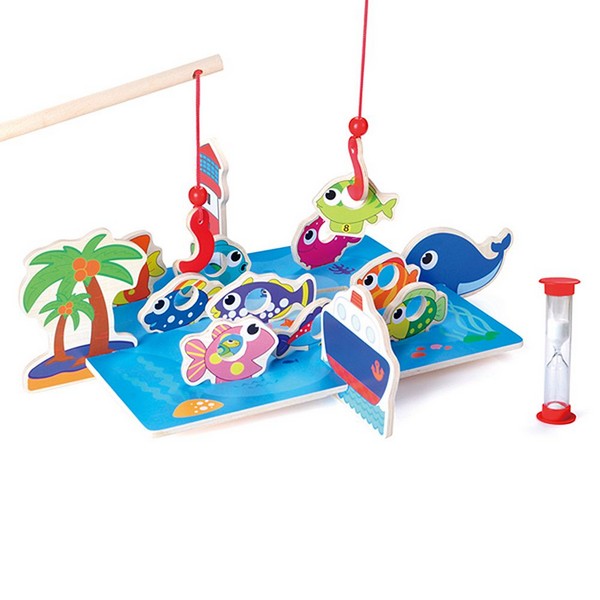 Продукт Andreu toys - Дървен 3Д риболов с кукички - 0 - BG Hlapeta