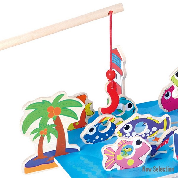 Продукт Andreu toys - Дървен 3Д риболов с кукички - 0 - BG Hlapeta