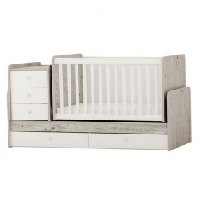 Arbor Baby and Junior Хималайски Дъб и Бяло - Трансформиращо се детско легло