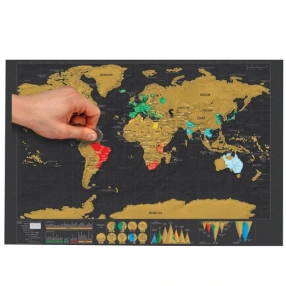 Chippo - Карта на света за изтриване, 82 x 60см