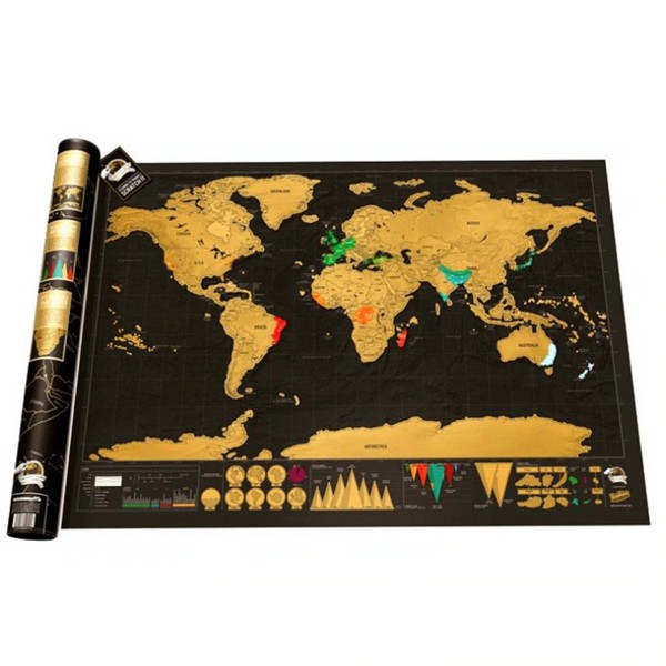 Продукт Chippo - Карта на света за изтриване, 82 x 60см - 0 - BG Hlapeta