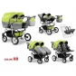 Продукт Mikado Twin 2в1 - Бебешка количка за близнаци - 6 - BG Hlapeta