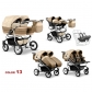 Продукт Mikado Twin 2в1 - Бебешка количка за близнаци - 4 - BG Hlapeta