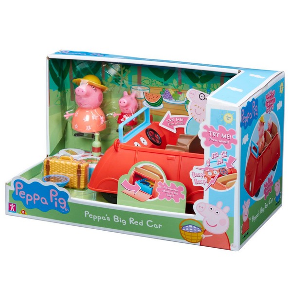 Продукт PEPPA PIG - Колата на Пепа с 2 фигури и пикник оборудване  - 0 - BG Hlapeta