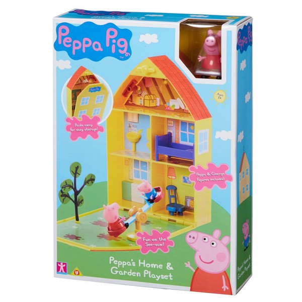 Продукт PEPPA PIG - Къща с градина и 2 фигури  - 0 - BG Hlapeta