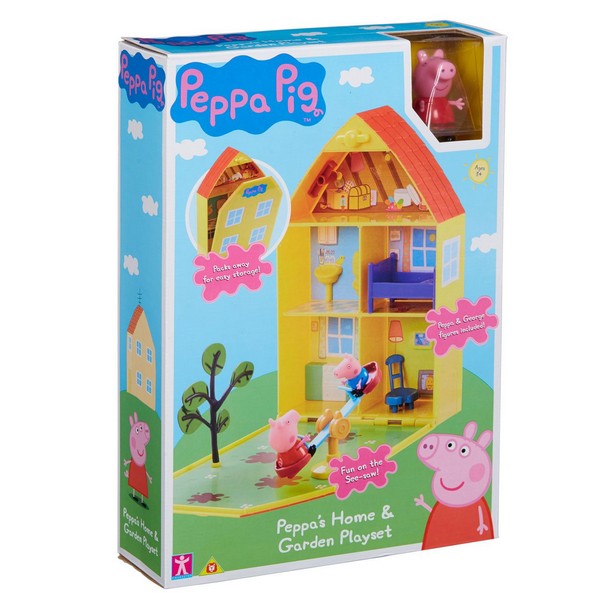 Продукт PEPPA PIG - Къща с градина и 2 фигури  - 0 - BG Hlapeta