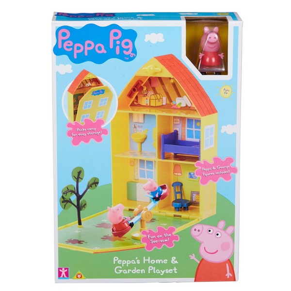 Продукт PEPPA PIG - Къща с градина и 2 фигури  - 0 - BG Hlapeta