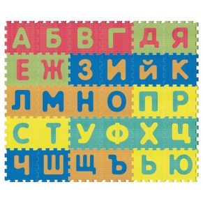 Мек пъзел с български букви 
