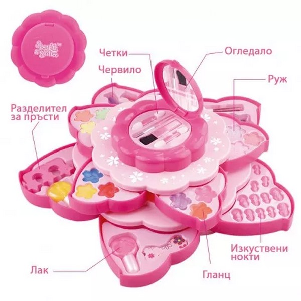 Продукт RTOYS Sparkle & Glitter - Комплект детска козметика - 0 - BG Hlapeta
