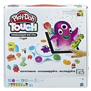 Hasbro - Play-doh Touch Shape to Life - Комплект с пластелин, С приложение за сканиране