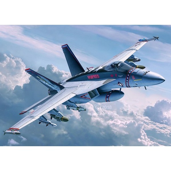 Продукт Revell Супер Хорнет F/A- 18E - Авиомодел за сглобяване - 0 - BG Hlapeta