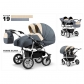 Продукт Mikado Duet Lux 3в1 - Детска количка за близнаци  - 13 - BG Hlapeta