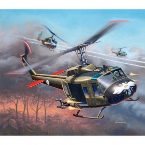 Revell Въртолет Bell UH - 1H - Сглобяем модел