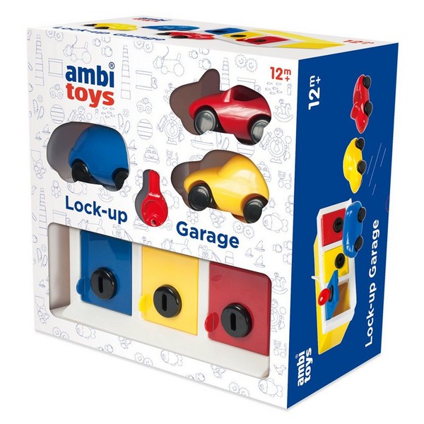 Продукт Ambi toys - Гараж с ключалки и три колички - 0 - BG Hlapeta