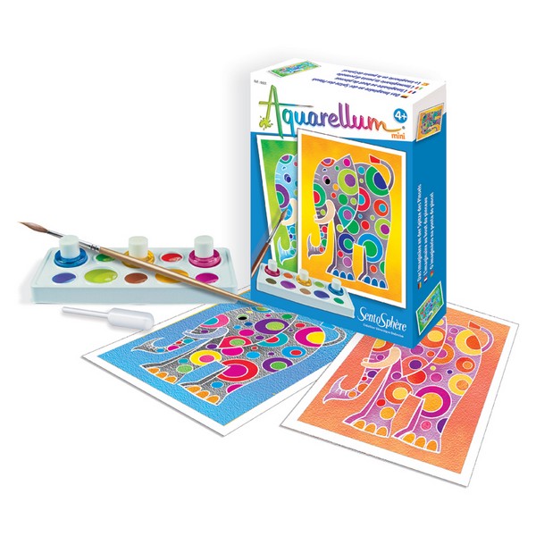 Продукт Sentosphere Акварелиум  - Мини комплект за оцветяване - 0 - BG Hlapeta