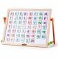 Продукт Woodyland - Двустранна настолна магнитна дъска, с букви и цифри - 5 - BG Hlapeta