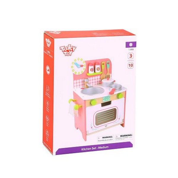 Продукт Tooky toy Pinky - Дървена кухня - 0 - BG Hlapeta