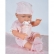 Moni Toys - Бебе с розова шапка и аксесоари 41 см 