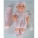 Moni Toys - Бебе с розова шапка и аксесоари 41 см  2