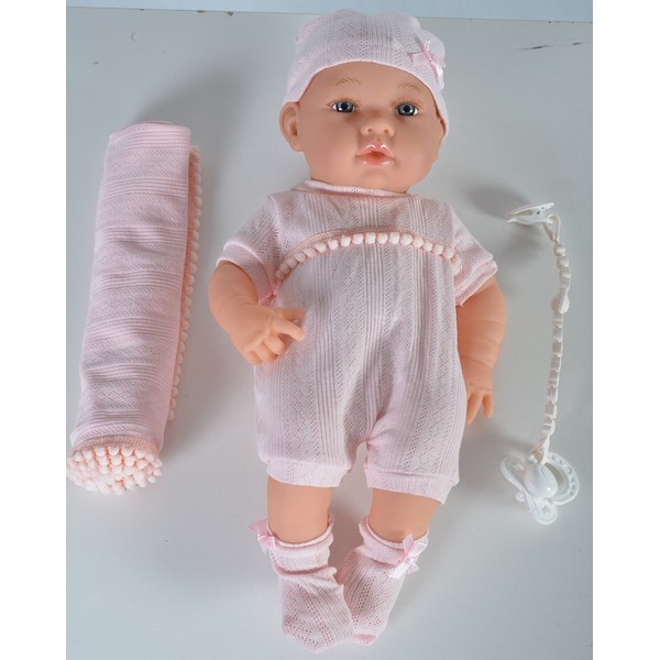 Продукт Moni Toys - Бебе с розова шапка и аксесоари 41 см  - 0 - BG Hlapeta