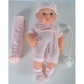 Продукт Moni Toys - Бебе с розова шапка и аксесоари 41 см  - 2 - BG Hlapeta