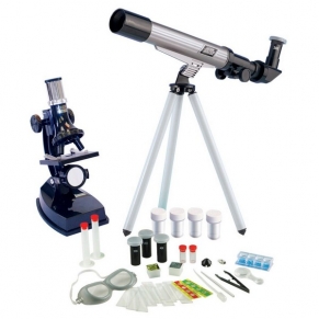 EDU TOYS - Комплект астрономически телескоп и микроскоп