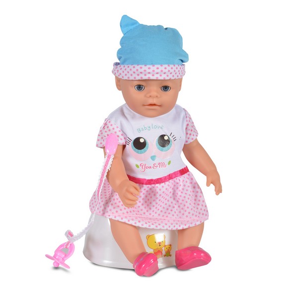 Продукт Moni - Плачещо бебе със синя шапка,  46 cm - 0 - BG Hlapeta