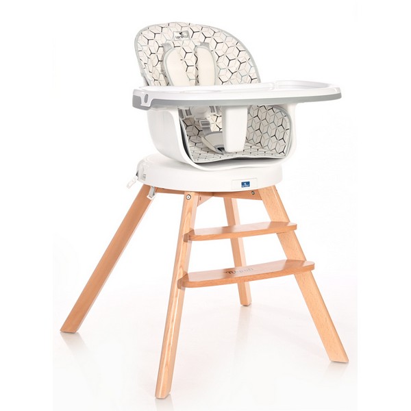 Продукт Lorelli Napoli с дървени крака и ротация - Стол за хранене - 0 - BG Hlapeta