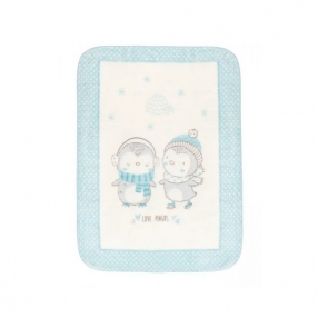 Kikkaboo Love Pingus - Супер меко бебешко одеяло 80/110 см