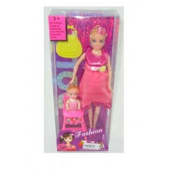 Продукт RTOYS Fashion Girl - Комплект бременна кукла с момиченце, асортимент - 0 - BG Hlapeta