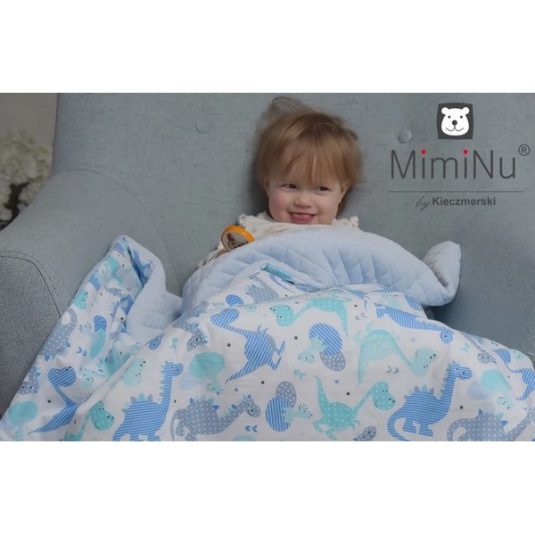 Продукт MimiNu - Одеяло Ватирано Памучно Кадифе Мишлета 75Х100См - 0 - BG Hlapeta