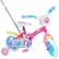 E&L Пепа Пиг 10 инча - Велосипед с родителски контрол и помощни колела