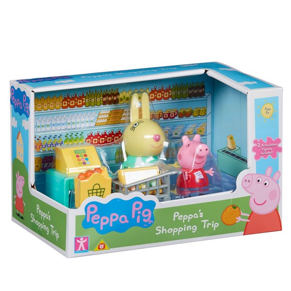 Продукт PEPPA PIG - Кухня/Супермаркет с 2 фигури - 0 - BG Hlapeta