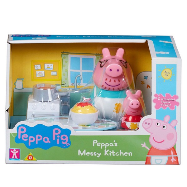 Продукт PEPPA PIG - Кухня/Супермаркет с 2 фигури - 0 - BG Hlapeta