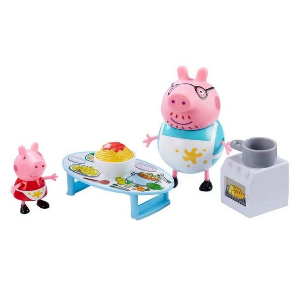 Продукт PEPPA PIG - Кухня/Супермаркет с 2 фигури - 0 - BG Hlapeta