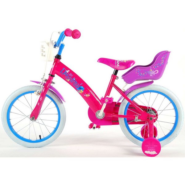 Продукт E&L Shimmer & Shine 16 инча - Детски велосипед с помощни колела - 0 - BG Hlapeta