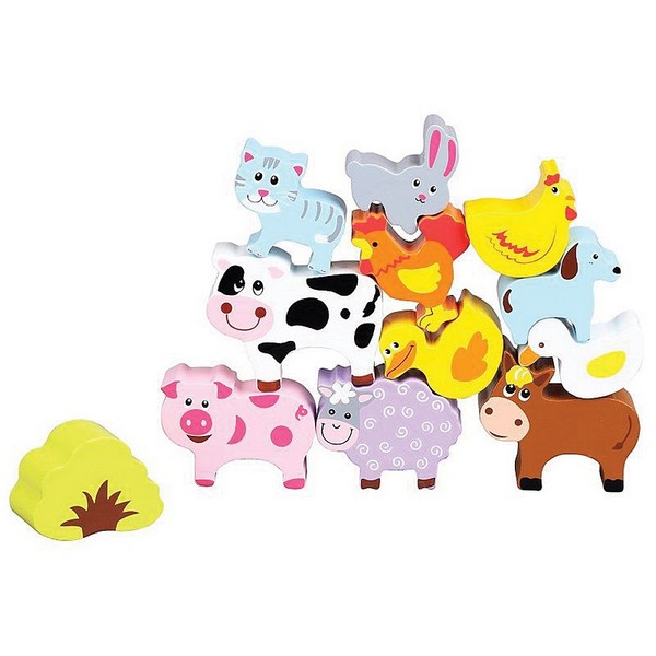 Продукт Lelin Toys Ферма с животни - Дървена игра за баланс - 0 - BG Hlapeta