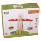 Продукт Lelin Toys - Детска дървена везна с теглилки - 1 - BG Hlapeta