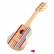 Lelin Toys - Дървена детска китара с цветни ленти 4